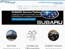 Tablet Screenshot of garage-buerki.ch